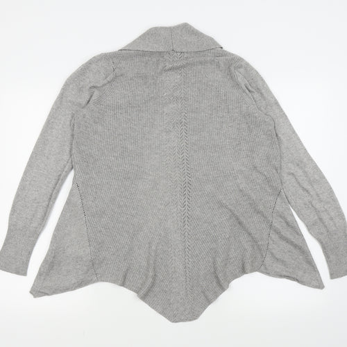 RJR.John Rocha Womens Grey   Cardigan Jumper Size 12