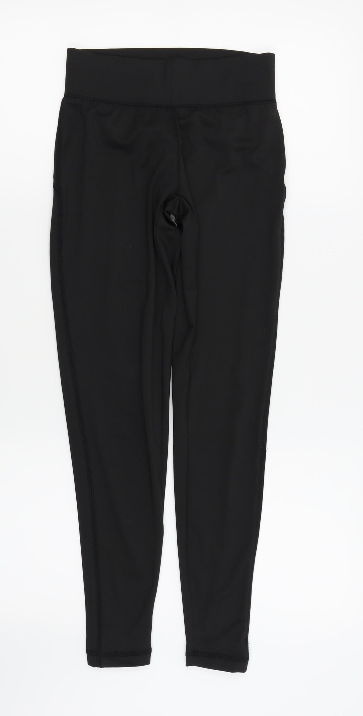 Falcon Womens Black   Compression Leggings Size 26 in L28 in