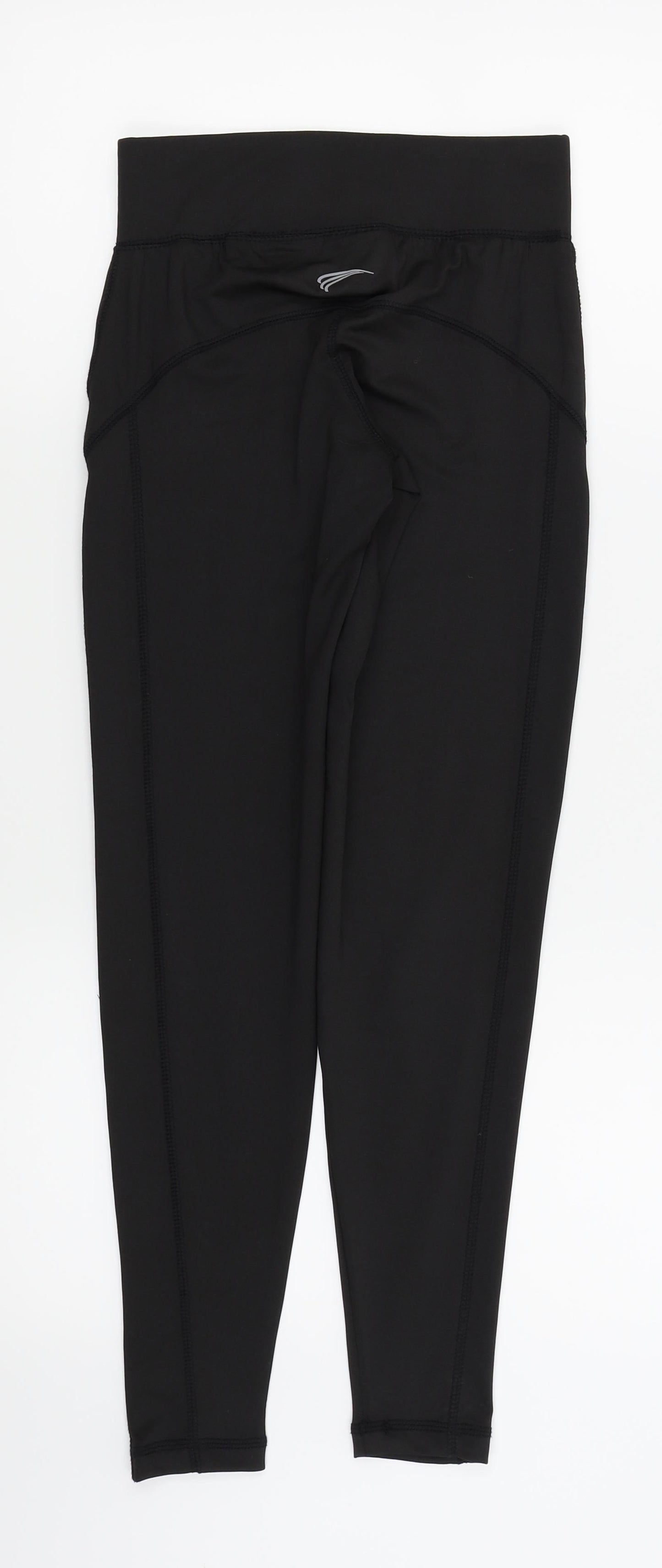 Falcon Womens Black   Compression Leggings Size 26 in L28 in