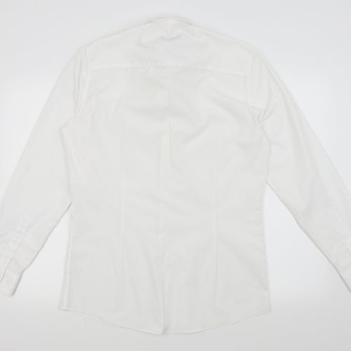 taylor&wright Mens White    Dress Shirt Size 15.5