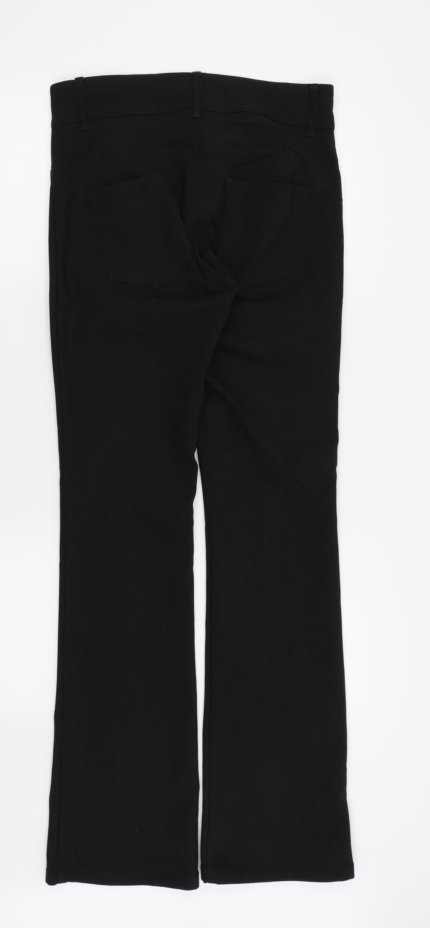 neext Womens Black   Trousers  Size 12 L31 in