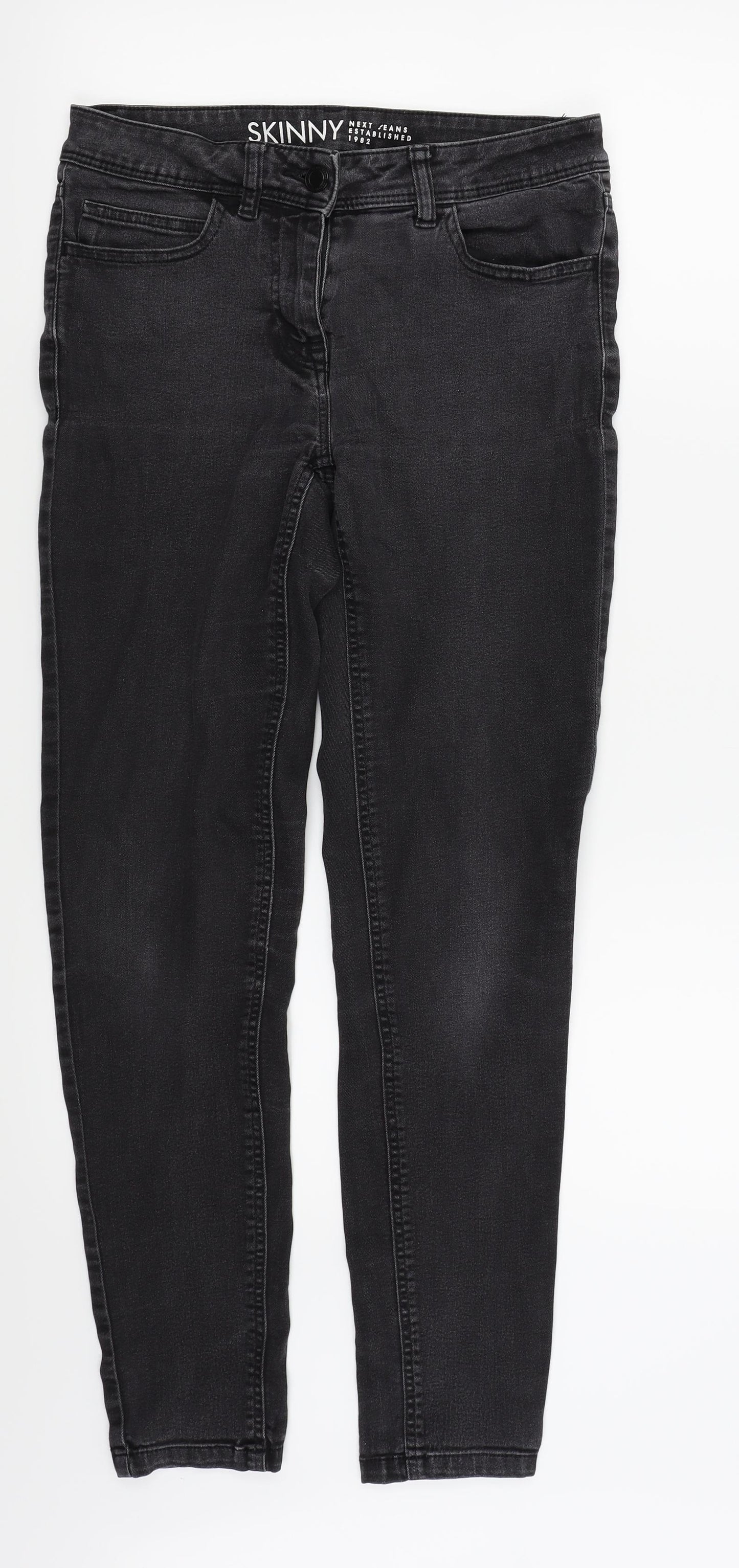 NEXT Womens Black   Skinny Jeans Size 10 L27 in