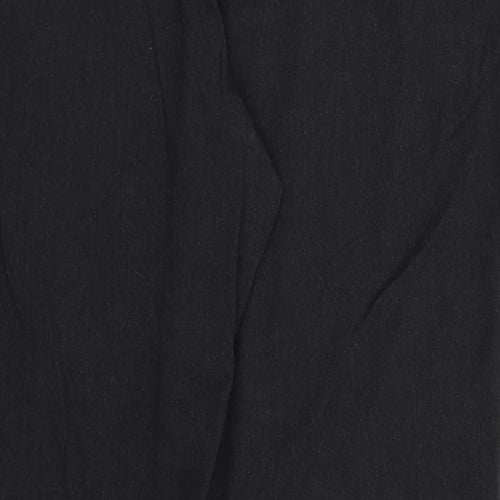 M&S Womens Black   Trousers  Size 14 L25 in