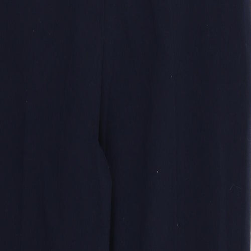 M&S Womens Blue   Trousers  Size 12 L25 in