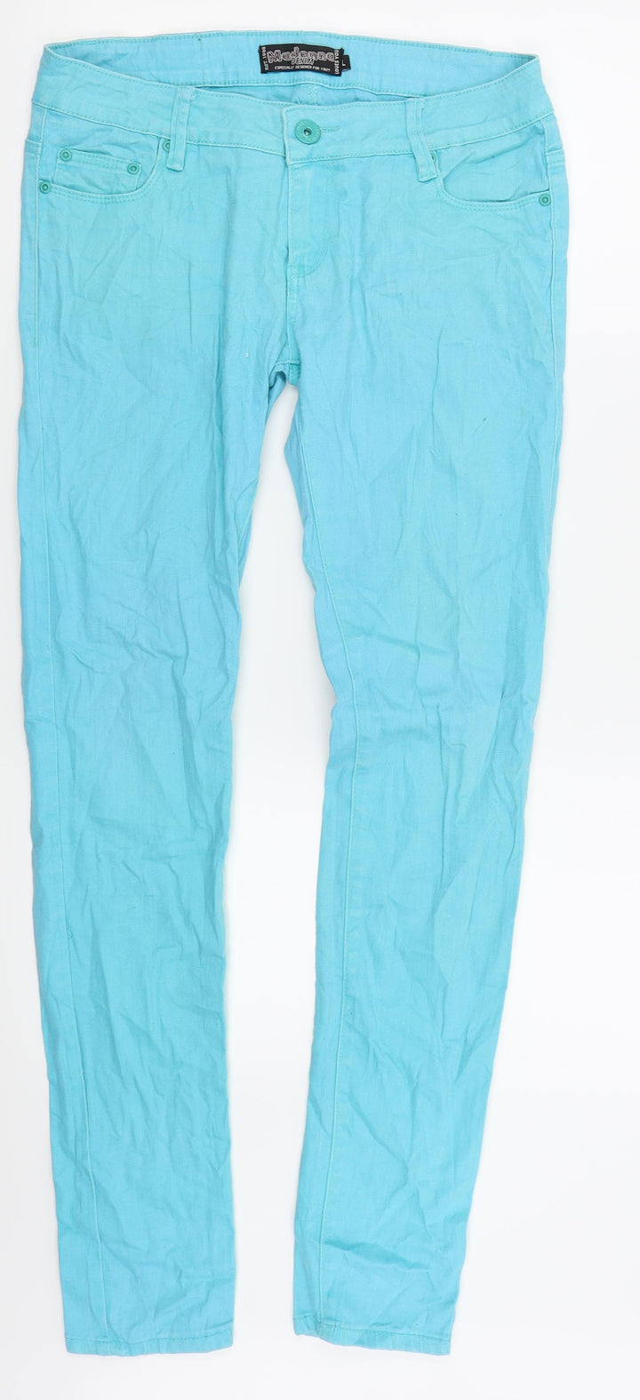 madonna denim Womens Blue   Skinny Jeans Size L L31 in