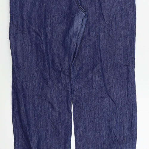 aa & J Womens Blue   Trousers  Size 10 L25 in