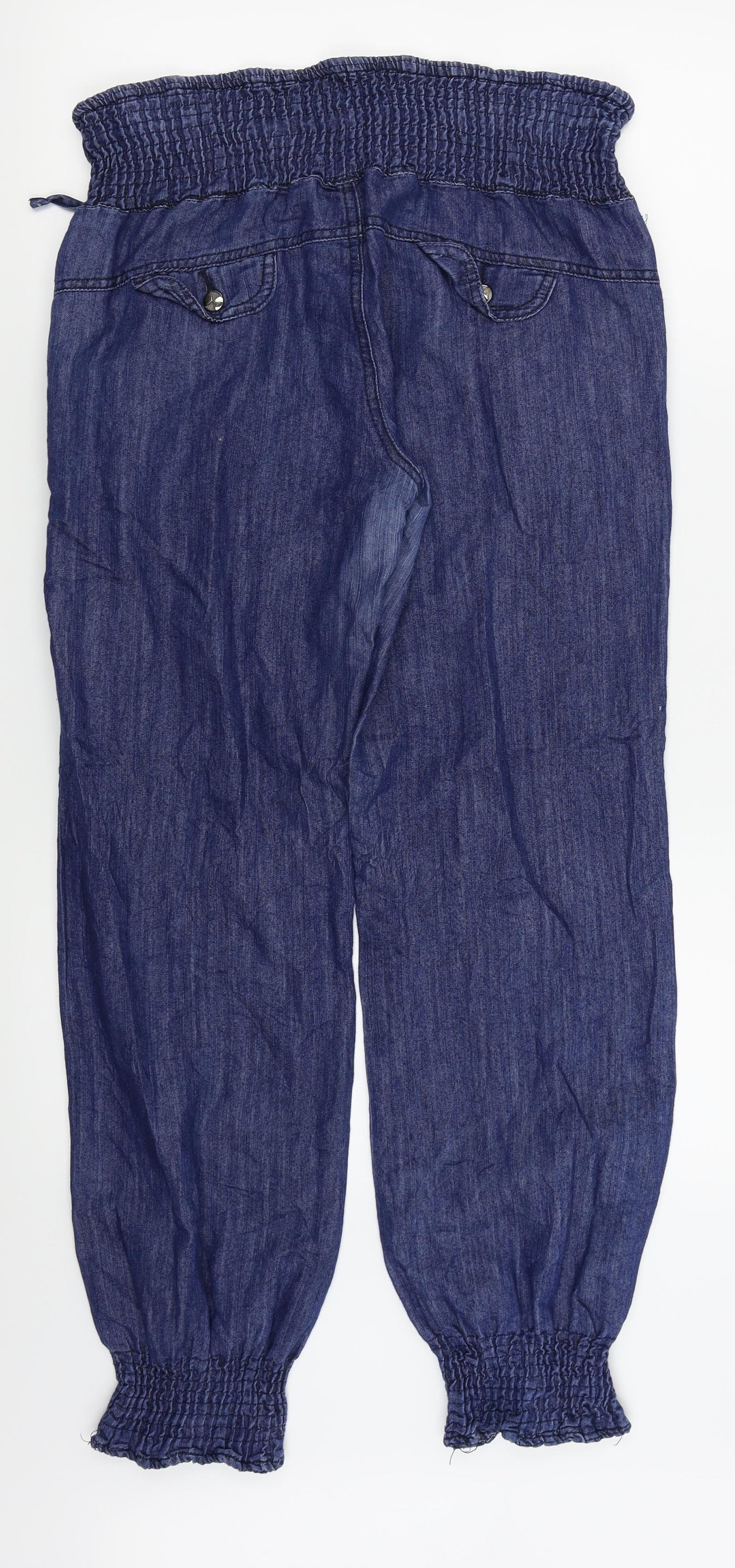 aa & J Womens Blue   Trousers  Size 10 L25 in