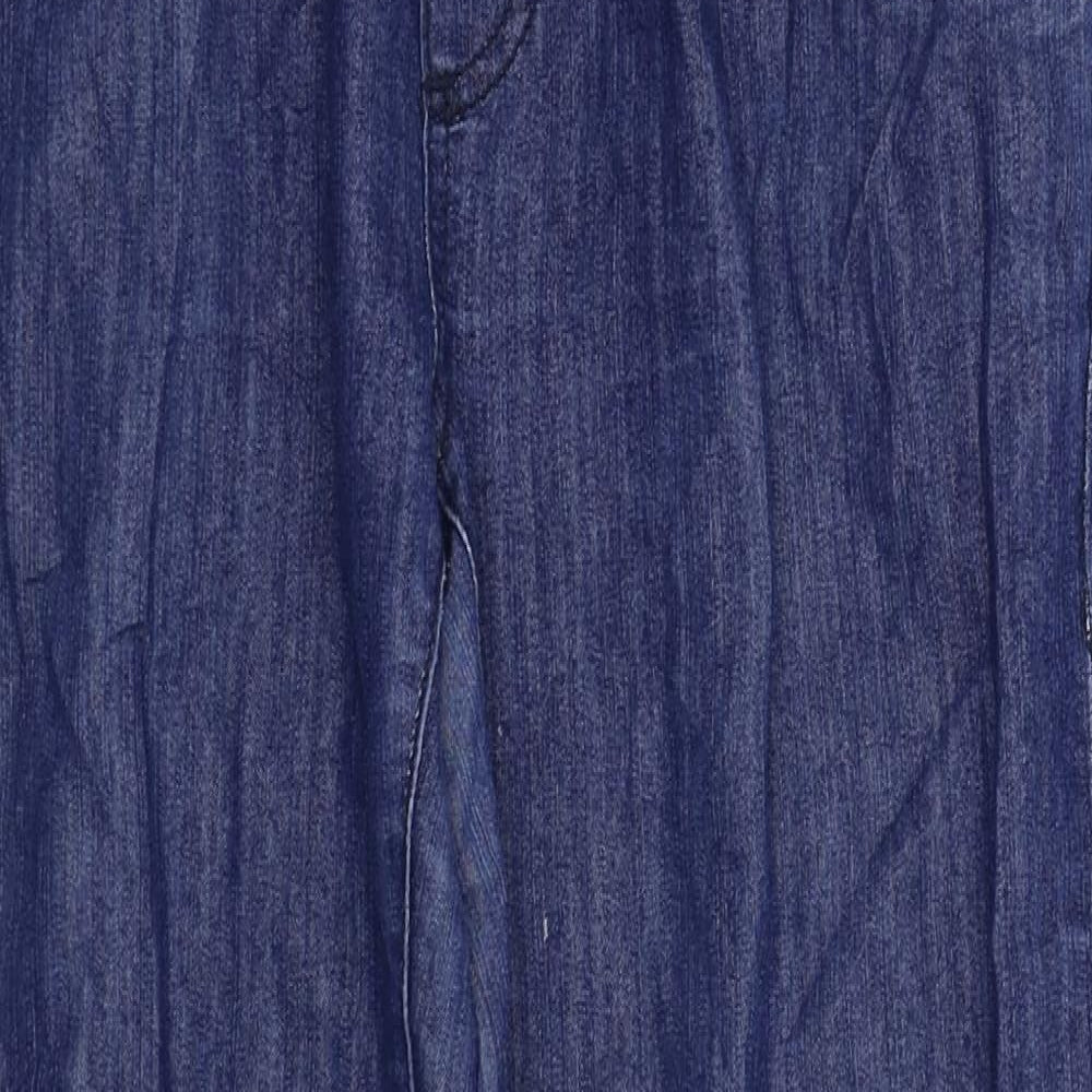 aa & J Womens Blue   Trousers  Size 10 L25 in