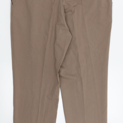ADEK Womens Brown   Trousers  Size 18 L24 in
