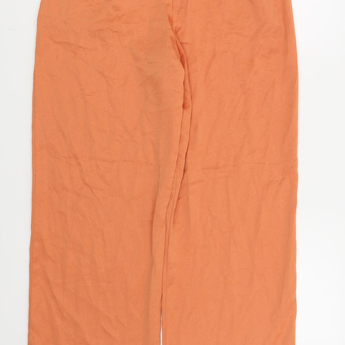 Bikbok Womens Orange   Trousers  Size S L28 in