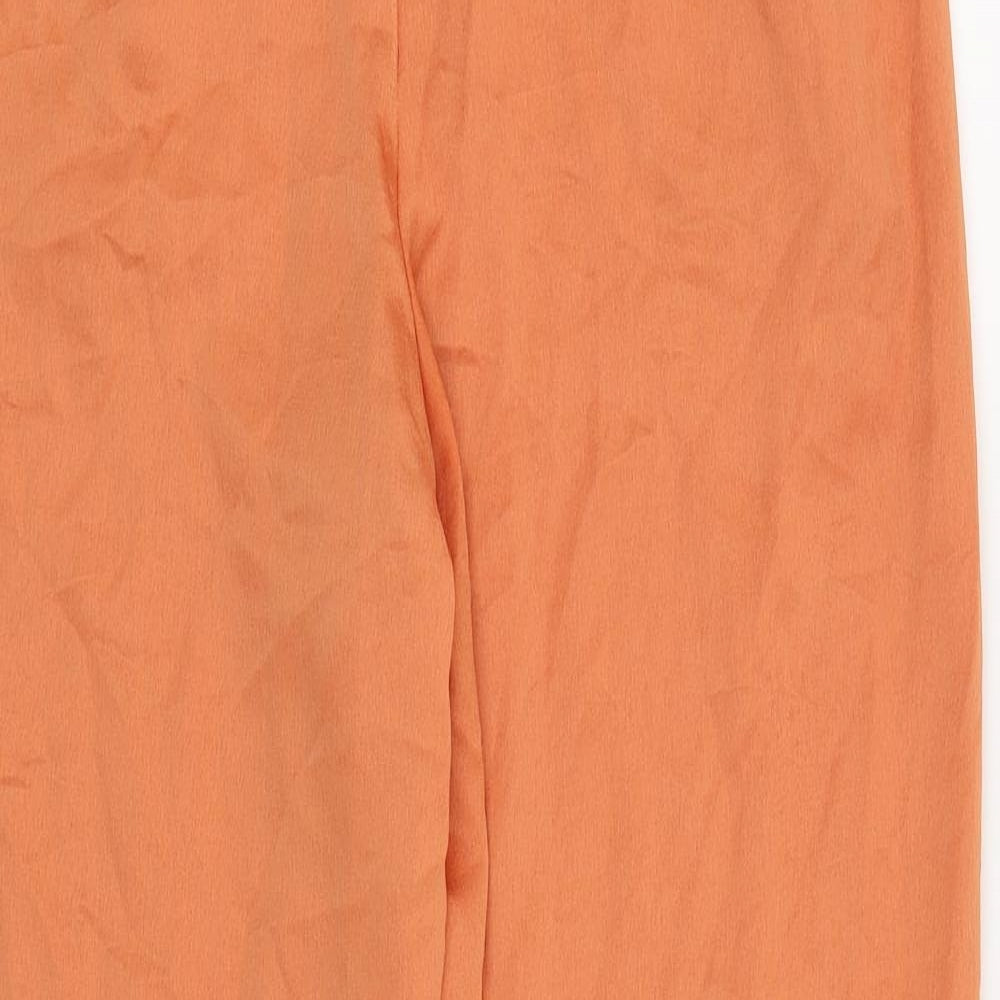 Bikbok Womens Orange   Trousers  Size S L28 in