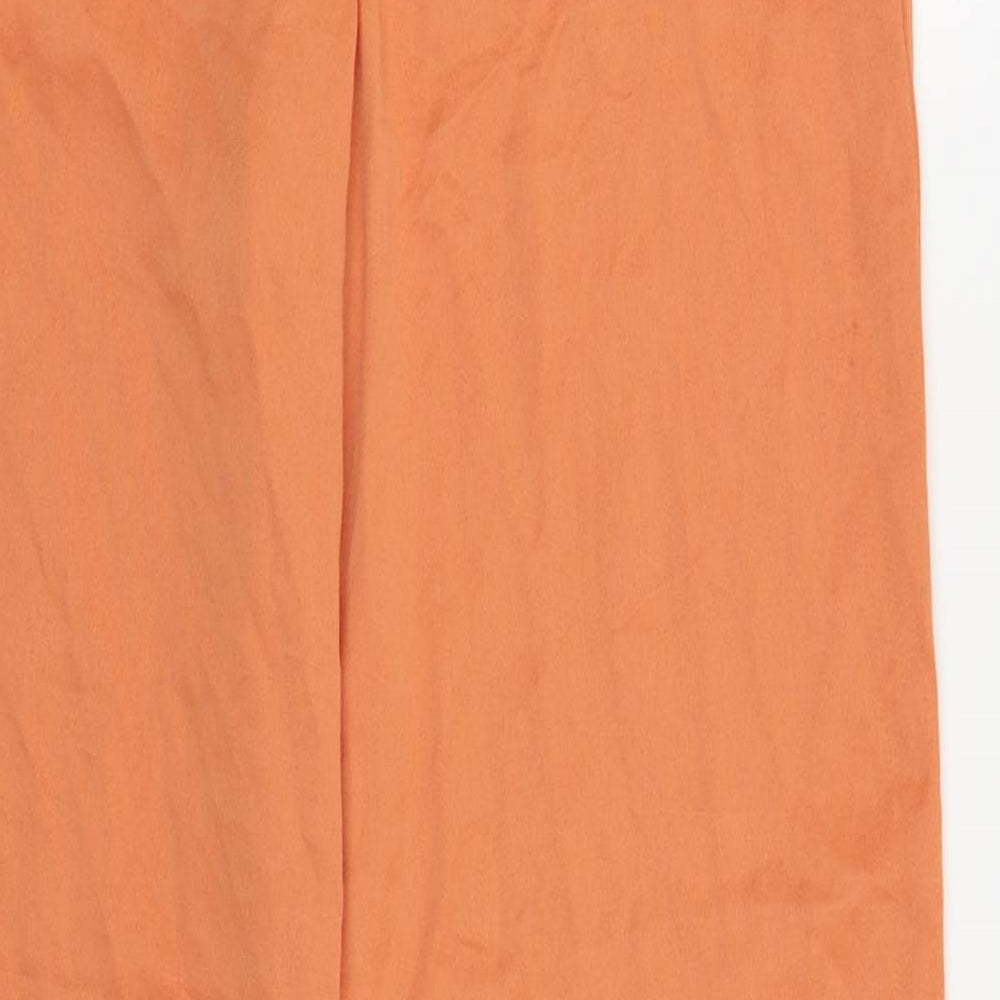 Bikbok Womens Orange   Trousers  Size S L28 in