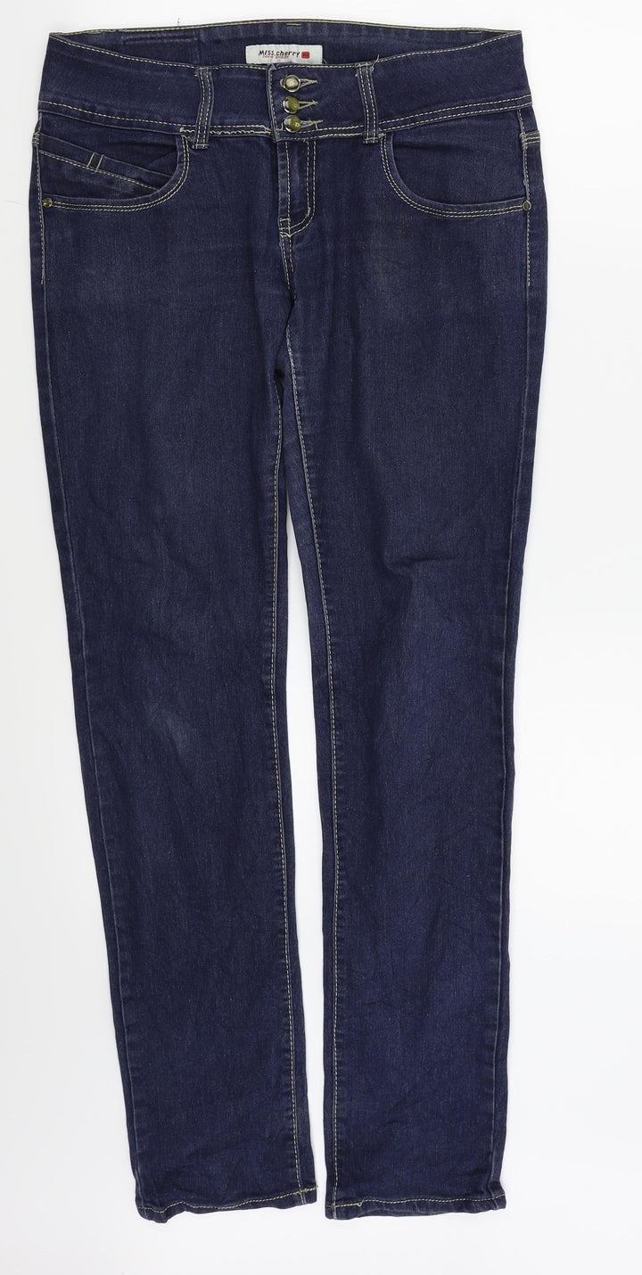 miss cherry Womens Blue Skinny Jeans Size 31 in L31 in