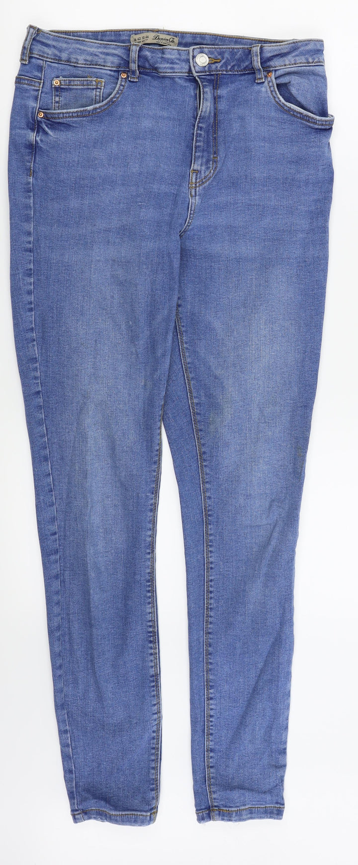 denim and co Womens Blue Skinny Jeans Size 12 L28 in