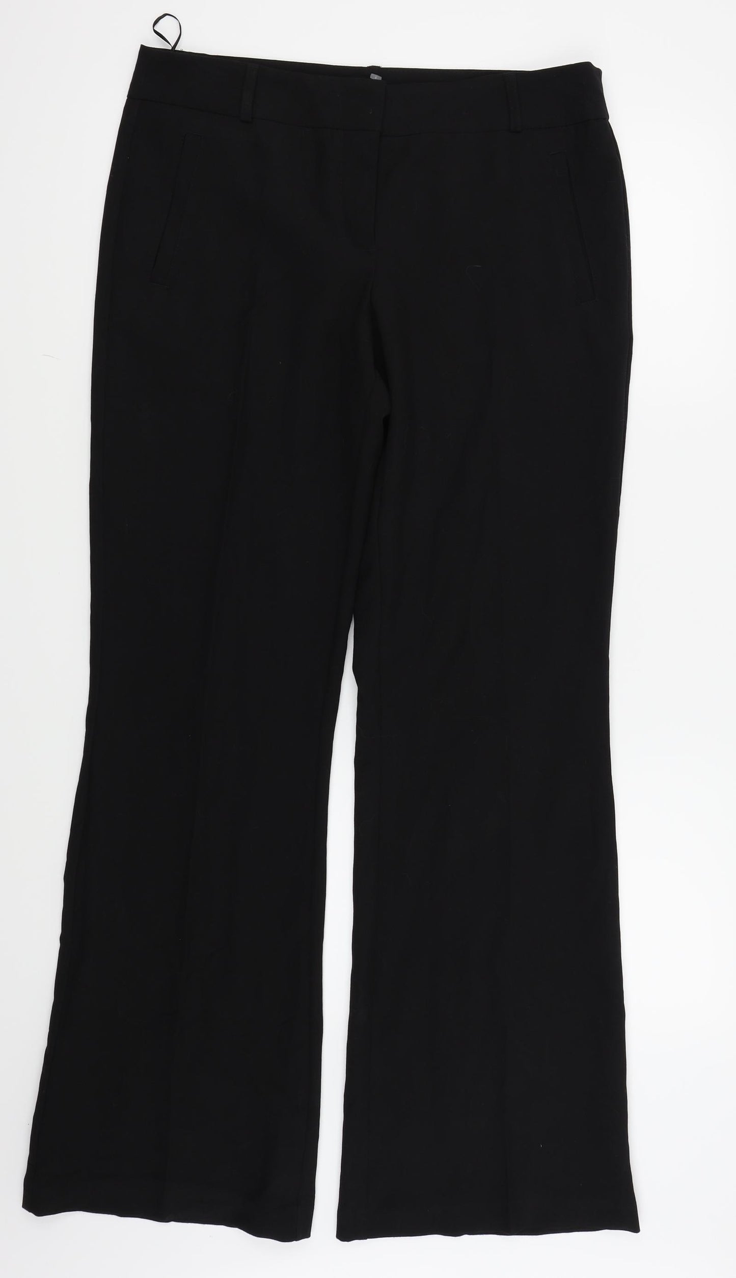 Asda George Womens Black   Trousers  Size 14 L32 in