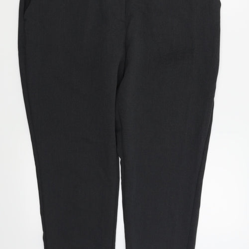 F&F Womens Black   Trousers  Size 16 L25 in