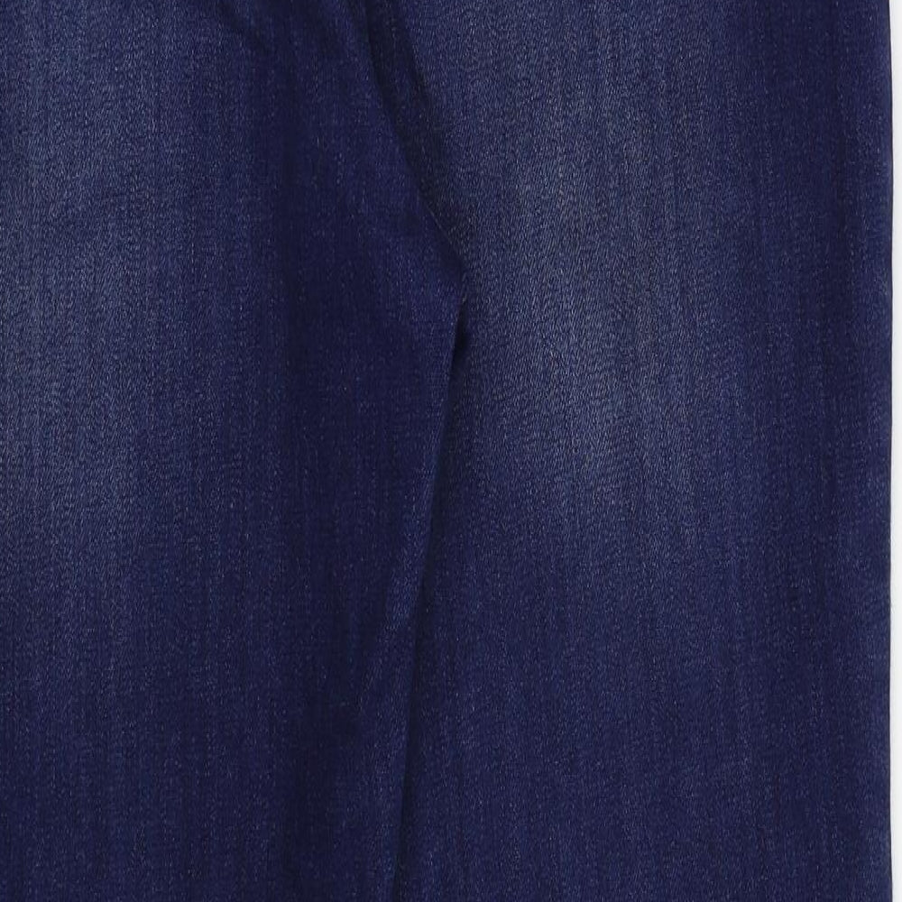 BHS Womens Blue   Straight Jeans Size 14 L27 in