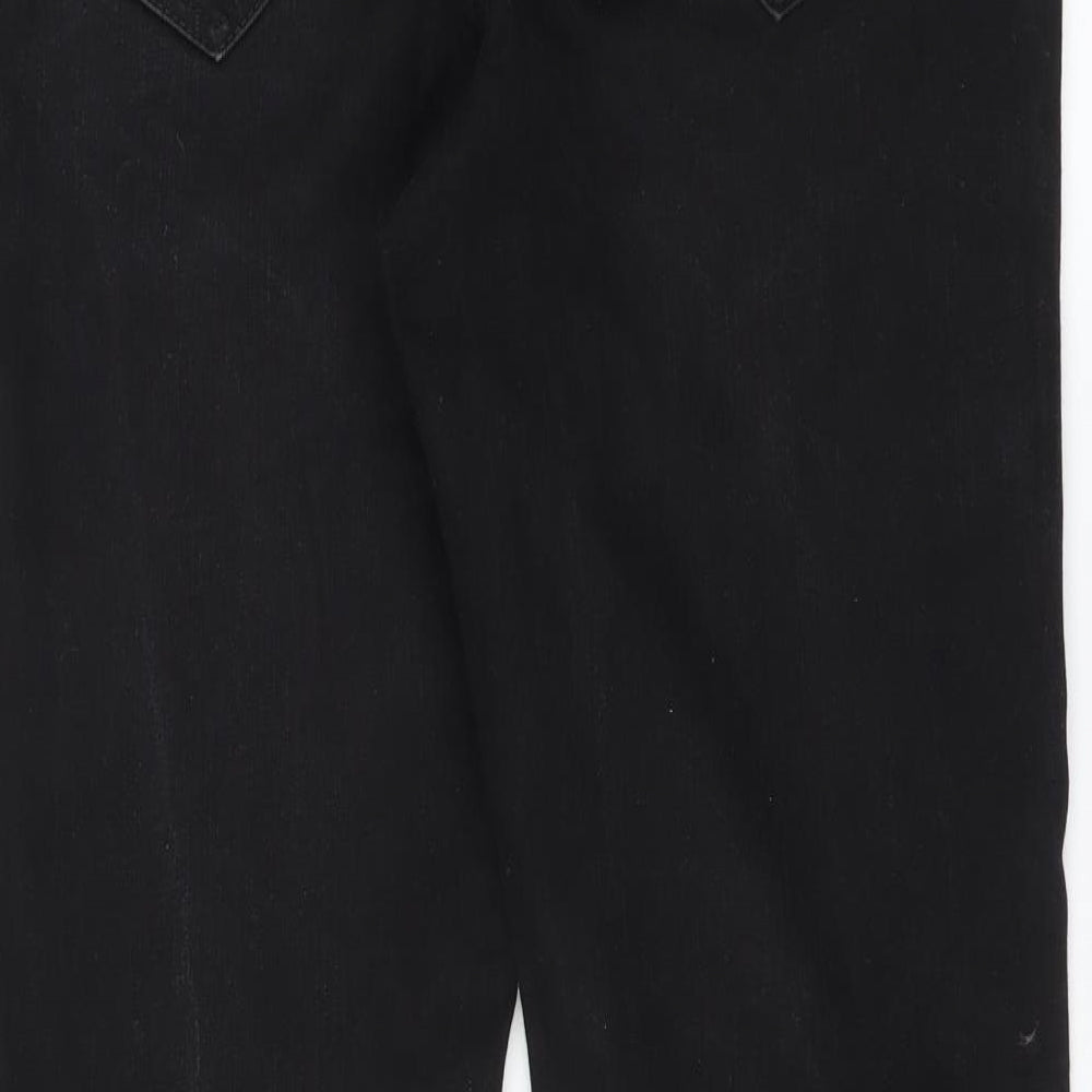 George Womens Black  Denim Bootcut Jeans Size 12 L30 in - bootcut