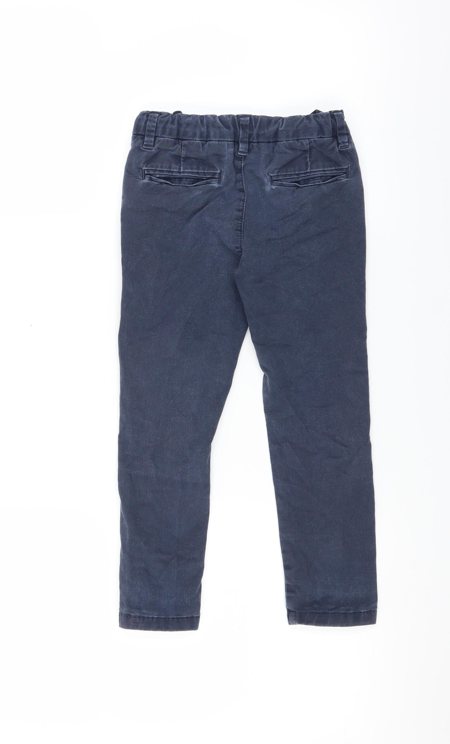 Marks and Spencer Boys Blue   Chino Trousers Size 3-4 Years