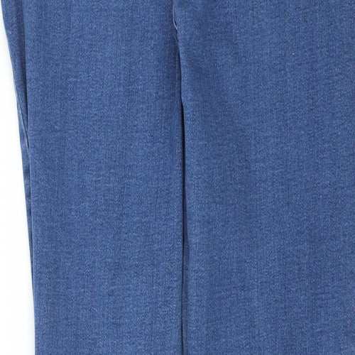 Sainsburys Womens Blue  Denim Skinny Jeans Size 12 L27 in - Floral embroidery