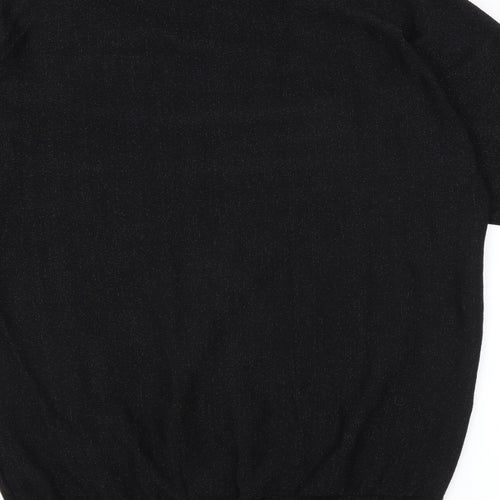 Wallis Womens Black   Pullover Jumper Size S  - cold shoudler