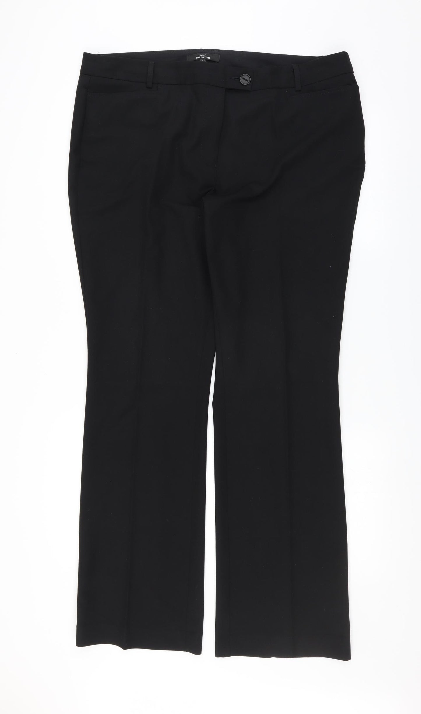 NEXT Womens Black   Trousers  Size 18 L33 in - bootcut