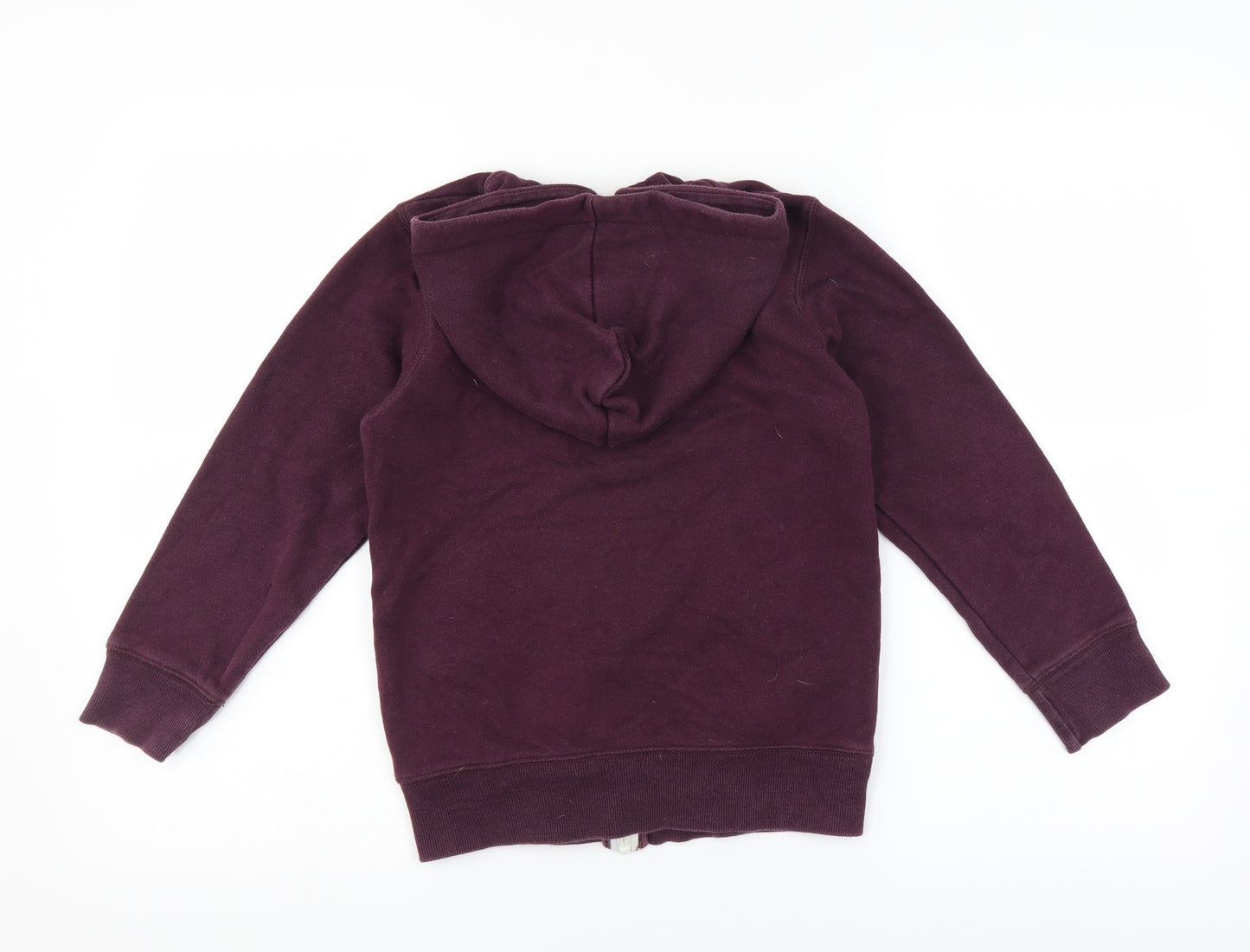 Matalan Boys Purple   Full Zip Hoodie Size 8-9 Years