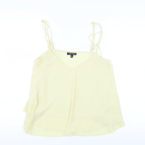 Topshop Womens Yellow   Camisole Blouse Size 10