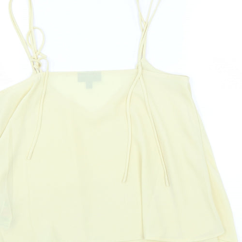 Topshop Womens Yellow   Camisole Blouse Size 10