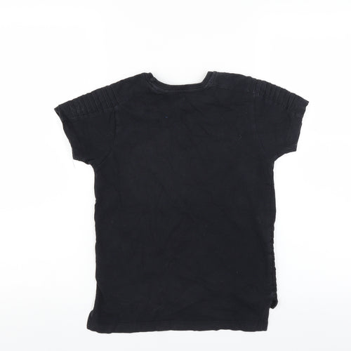 Primark Boys Black   Basic T-Shirt Size 7-8 Years  - new york
