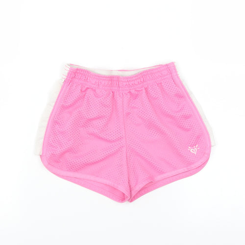 Justice Girls Pink   Sweat Shorts Size 8 Years