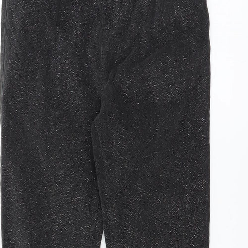 Primark Girls Grey  Corduroy  Trousers Size 9-10 Years - glittery skinny fit