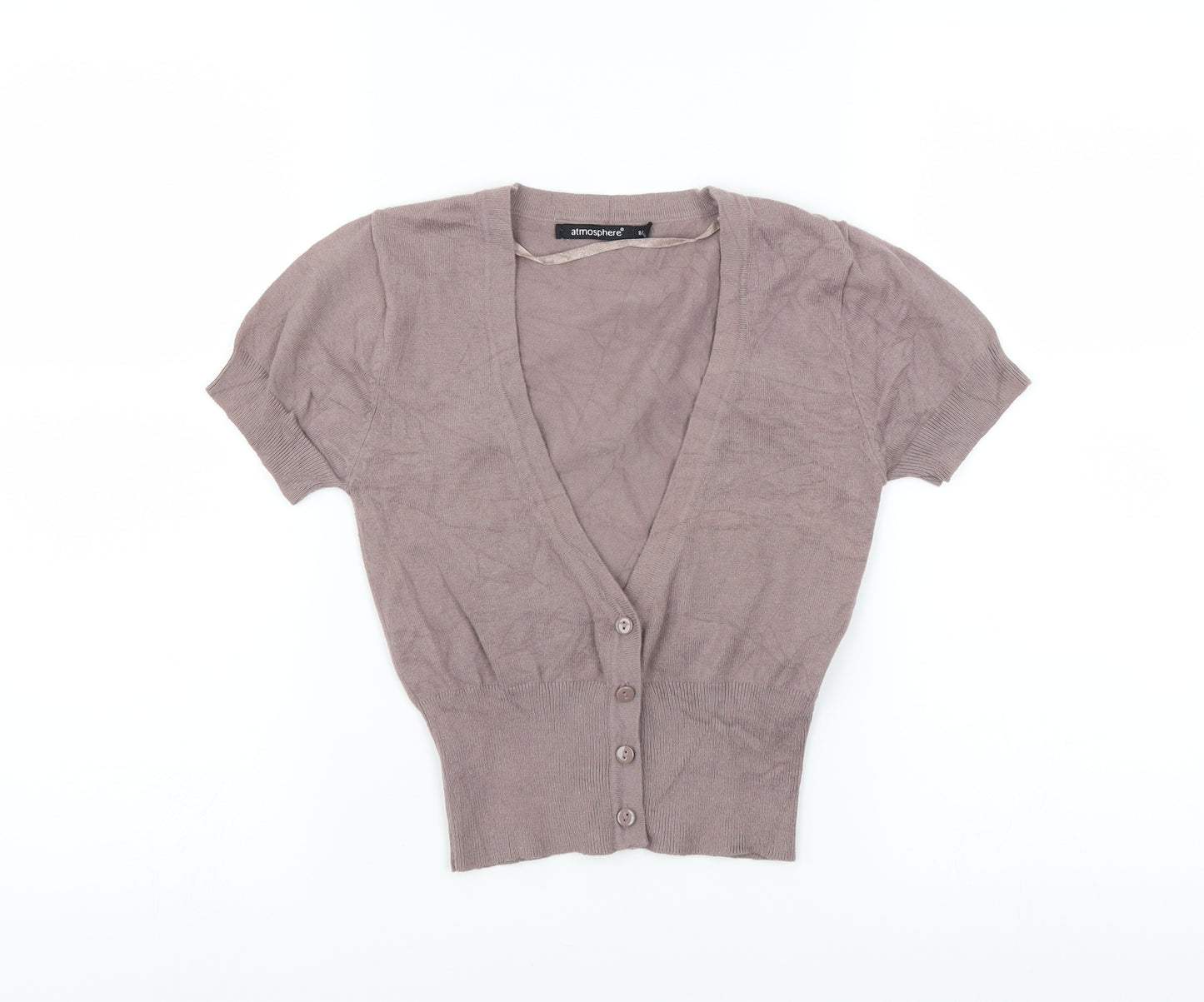 Primark Womens Purple   Cardigan Jumper Size 8  - Lavender