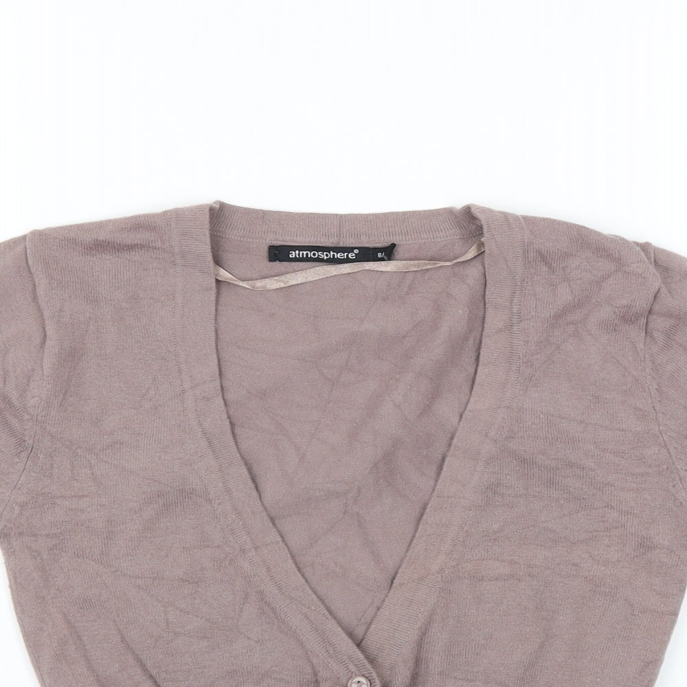 Primark Womens Purple   Cardigan Jumper Size 8  - Lavender