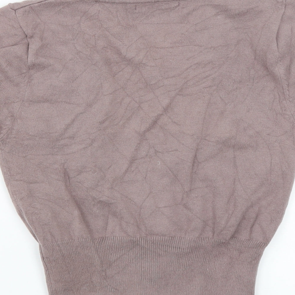 Primark Womens Purple   Cardigan Jumper Size 8  - Lavender
