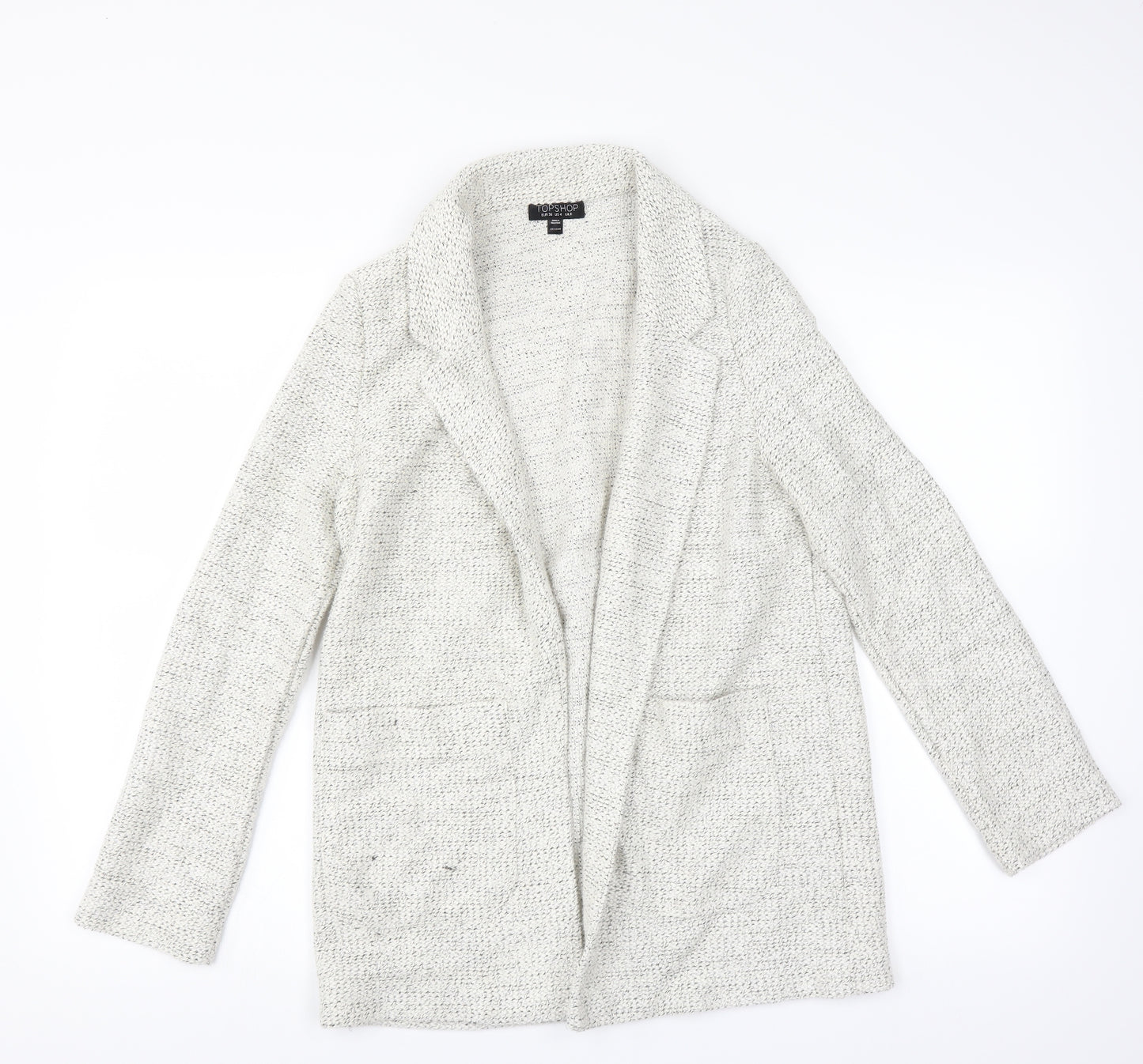 Topshop Womens Ivory   Cardigan Jumper Size 8
