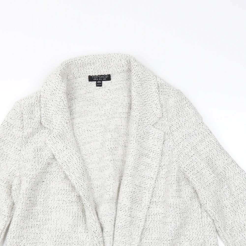 Topshop Womens Ivory   Cardigan Jumper Size 8