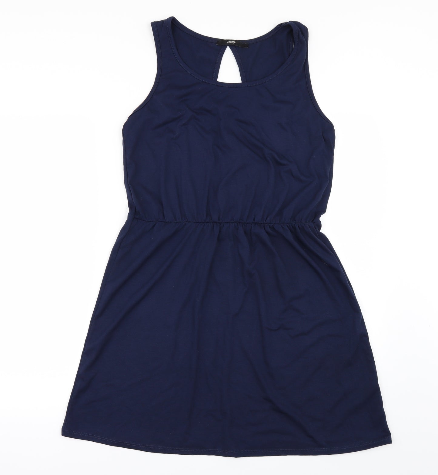 George Womens Blue   T-Shirt Dress  Size 12