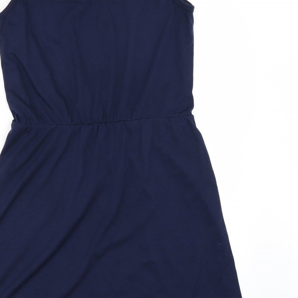 George Womens Blue   T-Shirt Dress  Size 12