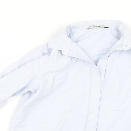 George Boys Blue   Basic Button-Up Size 11-12 Years