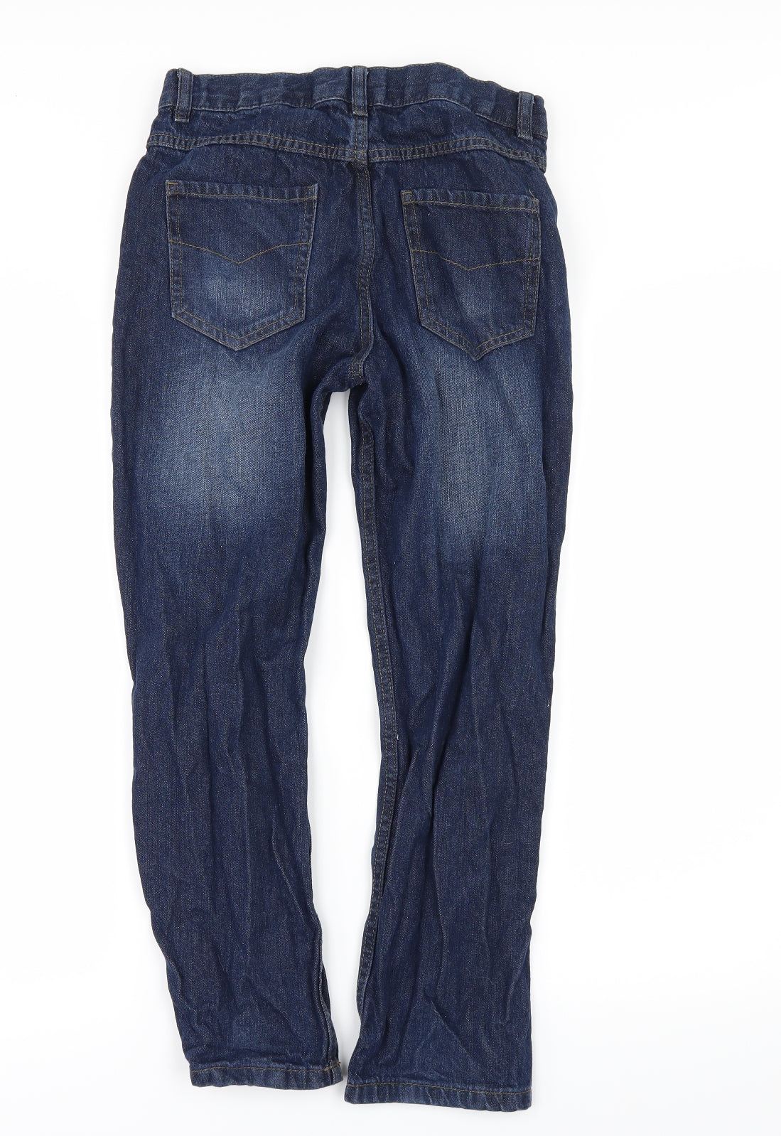 F&F Boys Blue  Denim Straight Jeans Size 10-11 Years