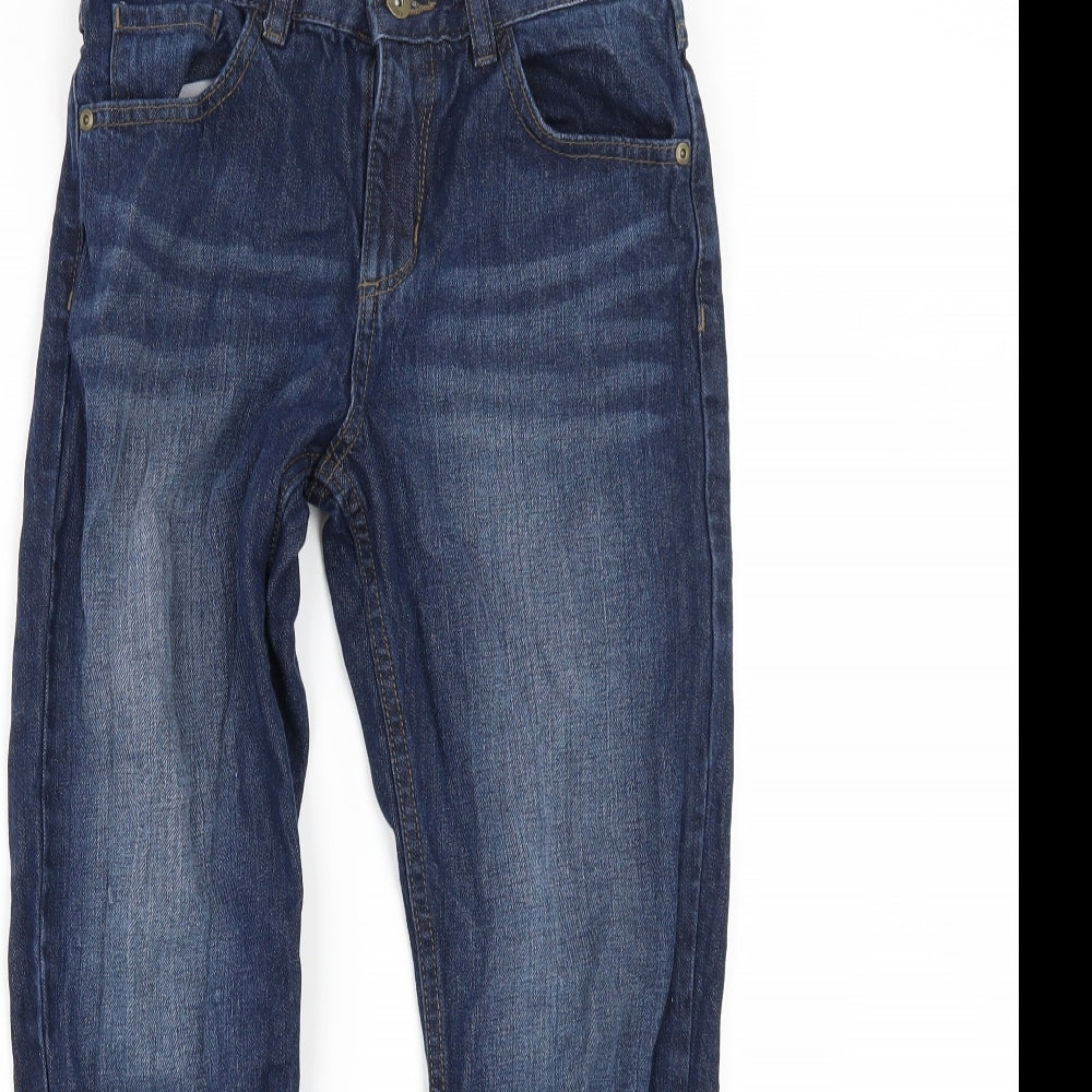 F&F Boys Blue  Denim Straight Jeans Size 10-11 Years