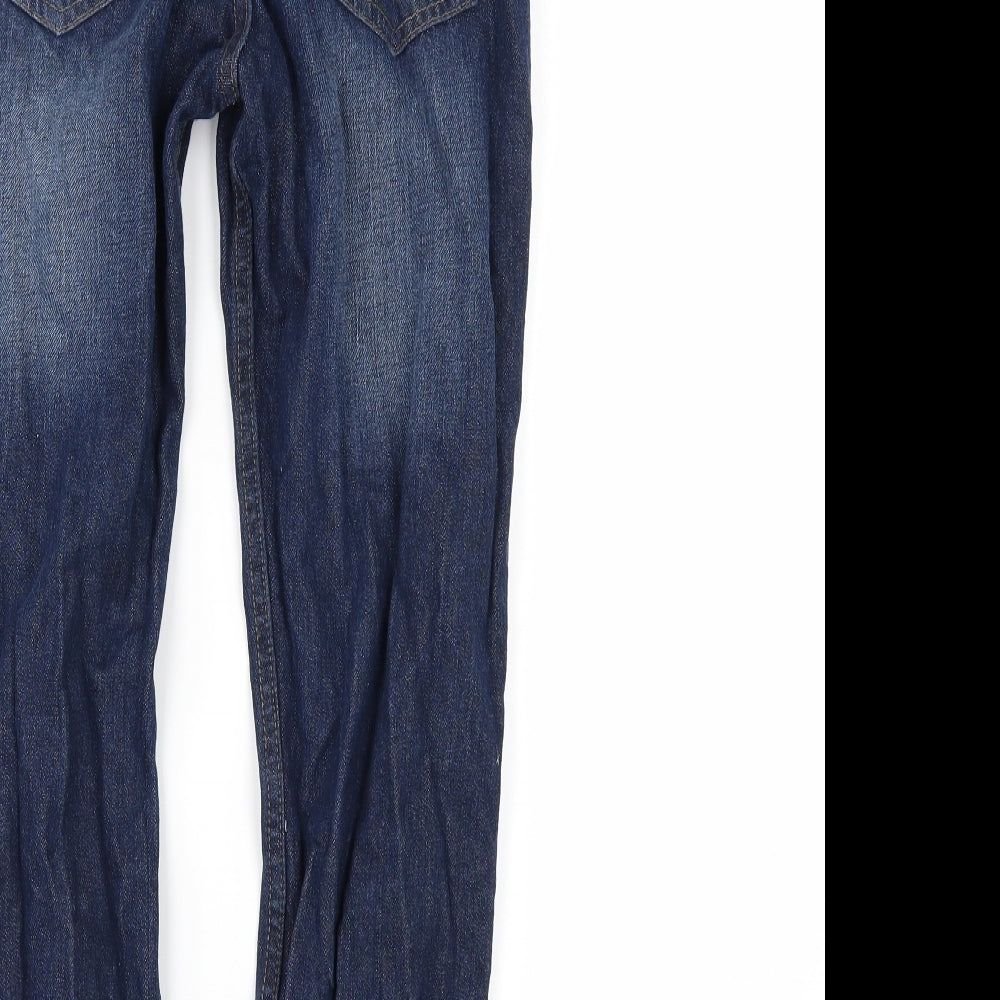 F&F Boys Blue  Denim Straight Jeans Size 10-11 Years
