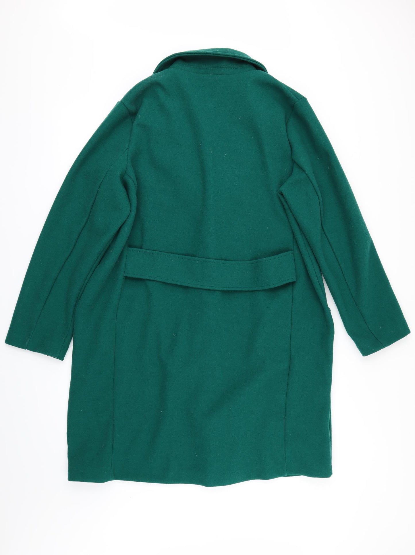 TU Womens Green   Overcoat Coat Size 18