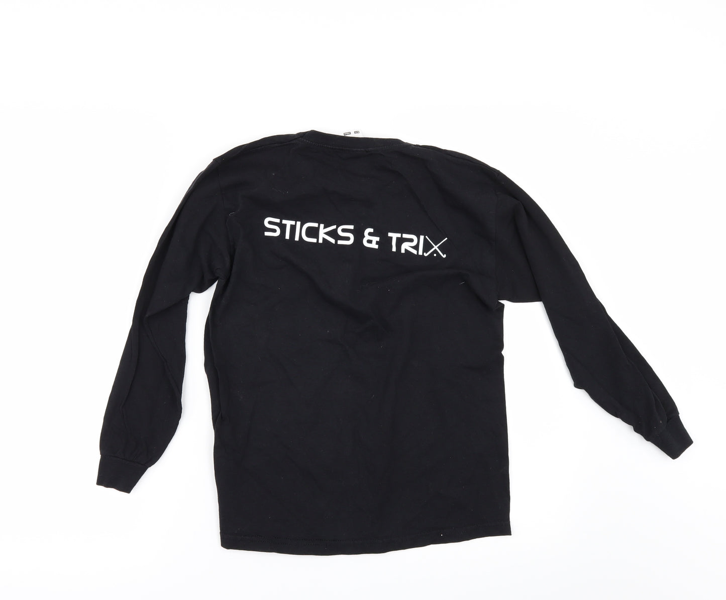 Fruit of the Loom Girls Black   Basic T-Shirt Size 9-10 Years