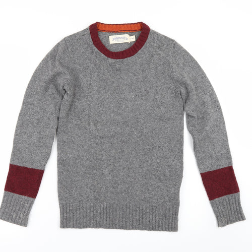 Johnnie B Girls Grey   Pullover Jumper Size 11-12 Years