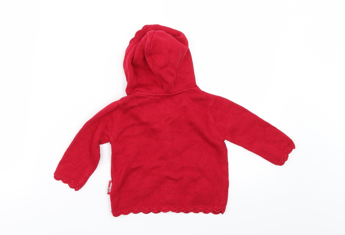 George Baby Red   Cardigan Jumper Size 0-3 Months  - dsney
