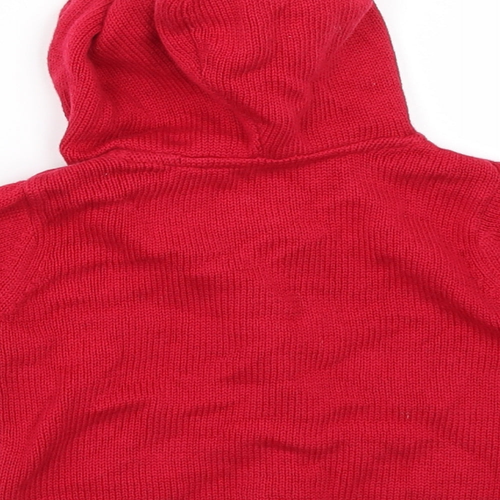 George Baby Red   Cardigan Jumper Size 0-3 Months  - dsney