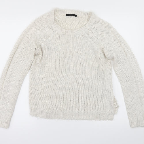 George Womens White   Pullover Jumper Size 12