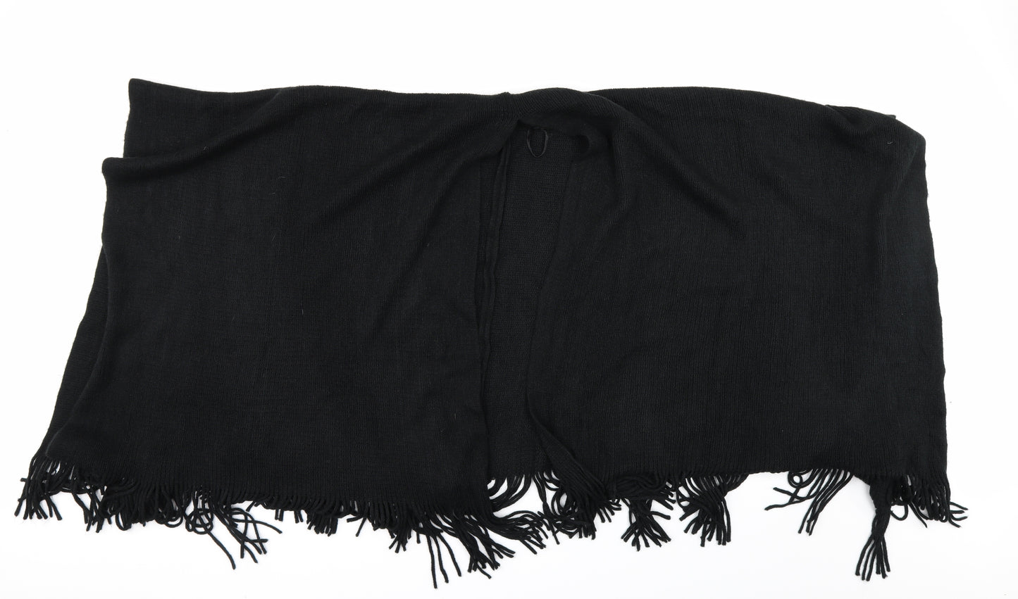 Preworn Womens Black    Shawl/Wrap